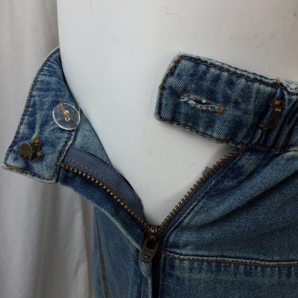 Soft Surroundings Skirt Denim Midi - Picture 6 of 8